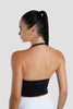 Black Kiara Halter Top